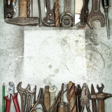 Old tools clipart