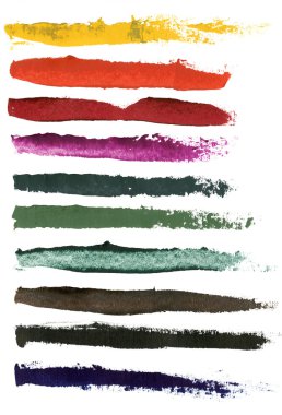 Watercolor banners clipart