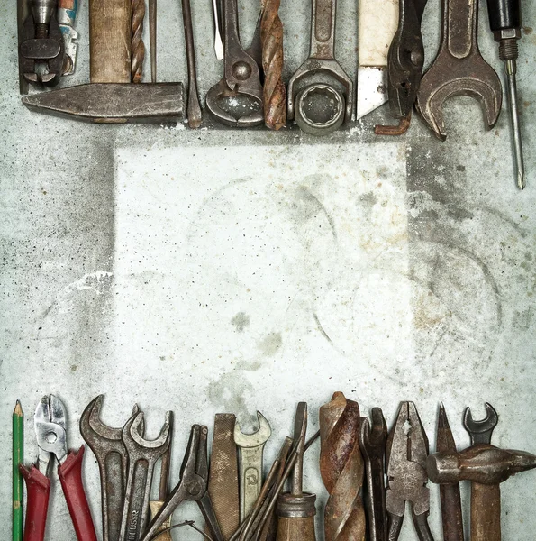 Oude tools — Stockfoto