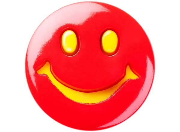 Red smiley — Stock Photo, Image