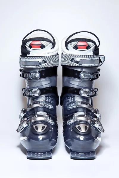 现代专业滑雪靴 — 图库照片