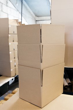 Packaging boxes clipart