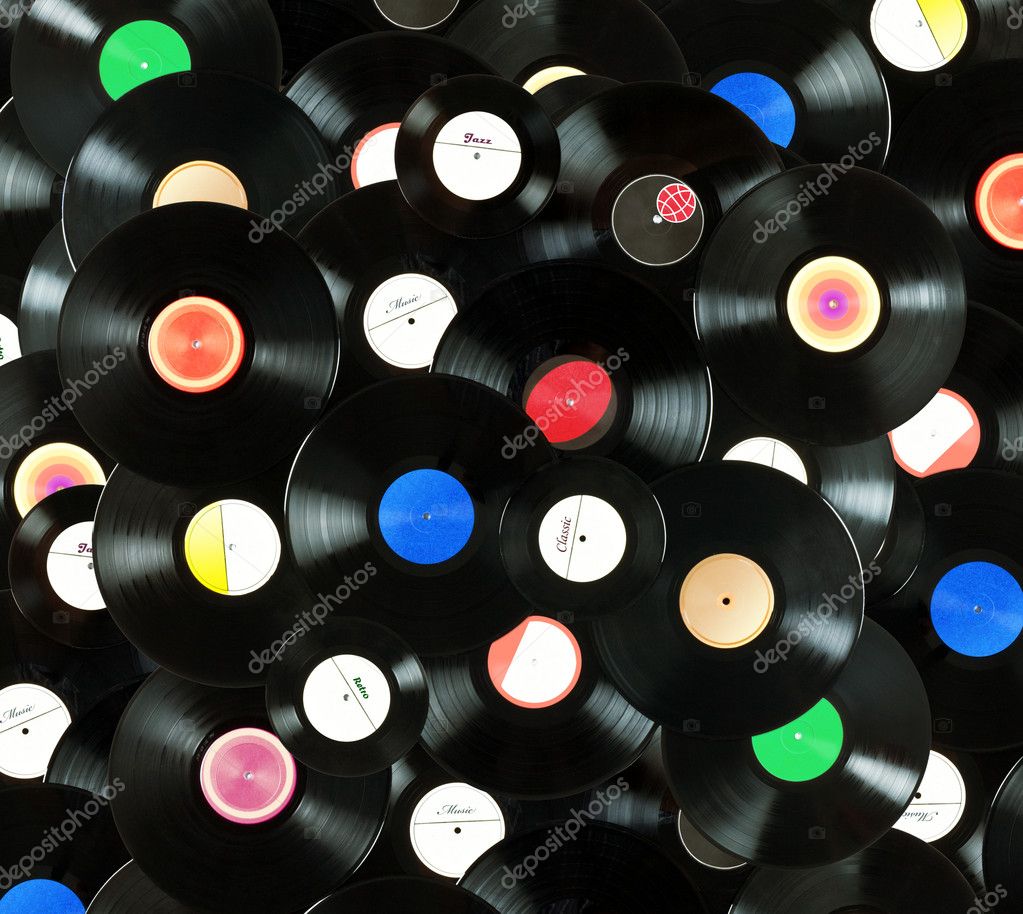 vinyl records wallpaper