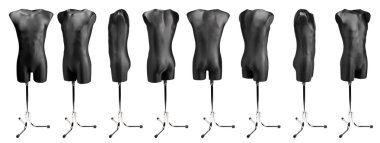 Black male mannequin clipart