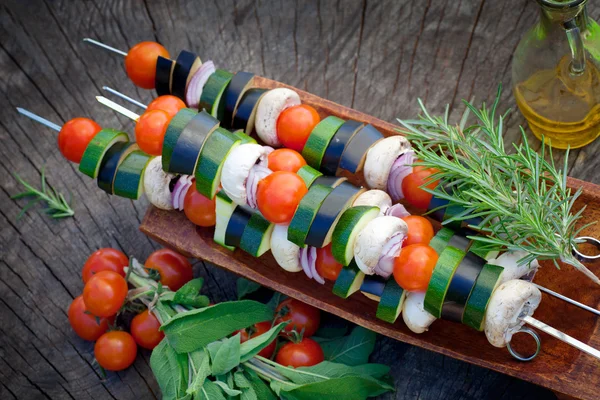 Kebab de verduras —  Fotos de Stock