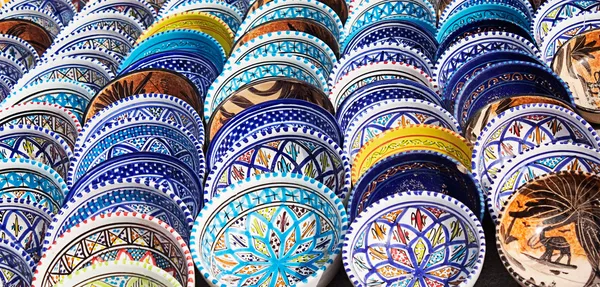 Arabic colorful pottery — Stock Photo, Image