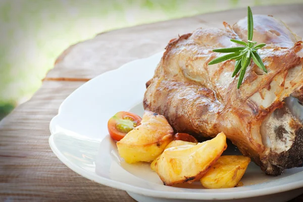 Roasted and baked Veal — Stock Photo, Image
