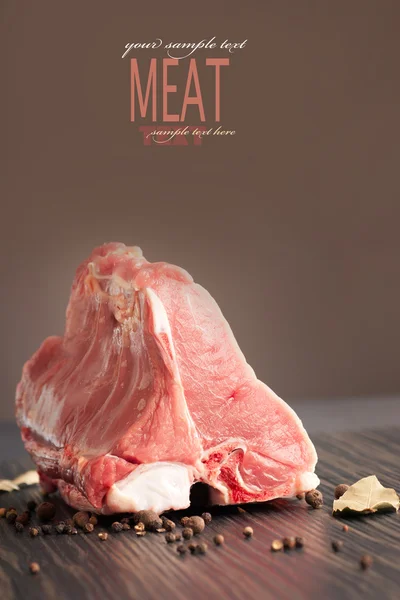 Raw meat with copyspace — Stock Photo, Image
