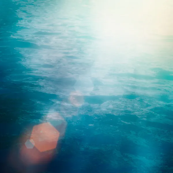 Bokeh verão fundo do mar — Fotografia de Stock