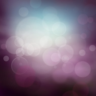 Purple abstract bokeh background clipart