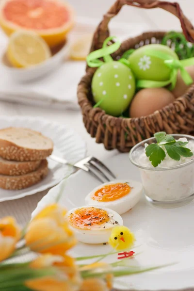 Traditional Easter breakfast — Stock Photo, Image