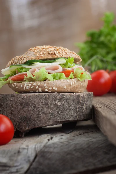 Läcker smörgås — Stockfoto