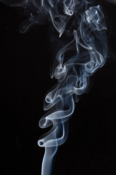 stock image Smoke on black background