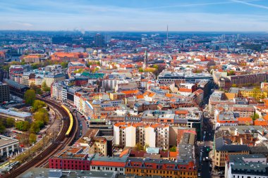 Aerial View of Berlin clipart