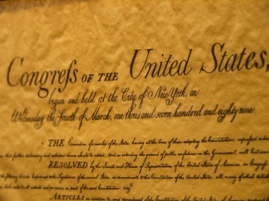 ABD Anayasası parşömen