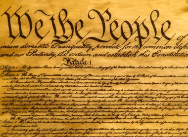 USA Constitution Parchment clipart