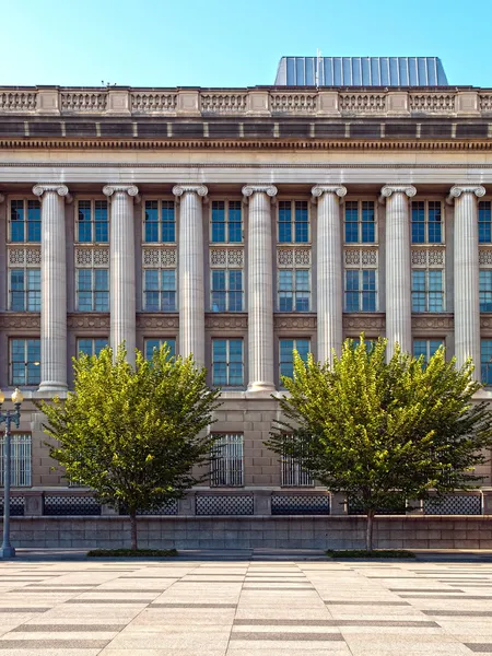 Finansdepartementet byggnad i washington, DC. — Stockfoto