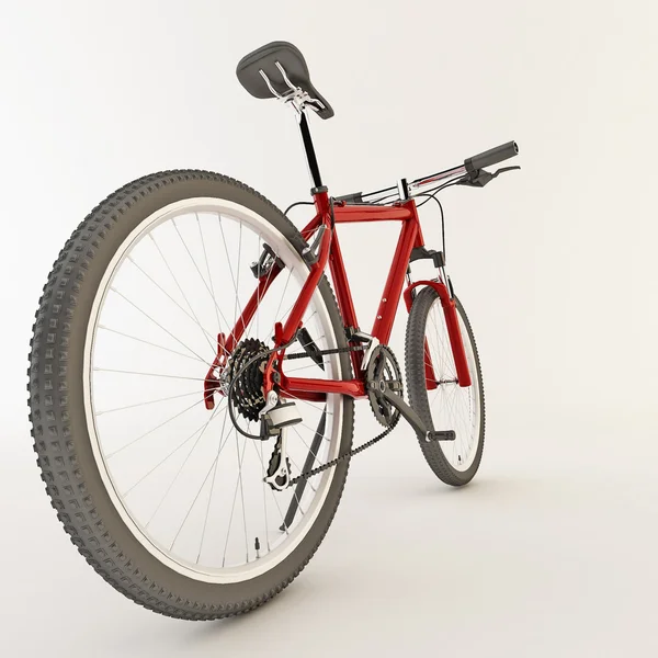 stock image 3d red bicycle