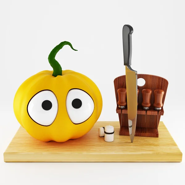 Funny pumpkin — Stock Photo, Image