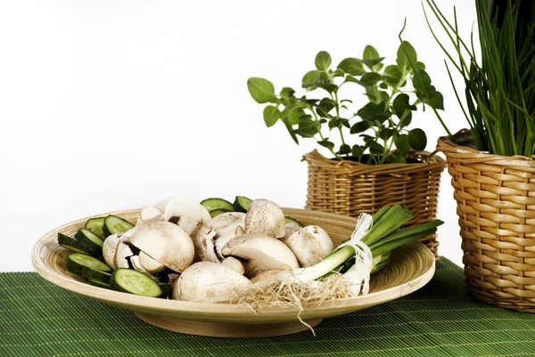 stock image A bowl with group of fresh vegetables