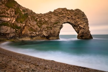 durdle kapı, jurassic coast, dorset, İngiltere