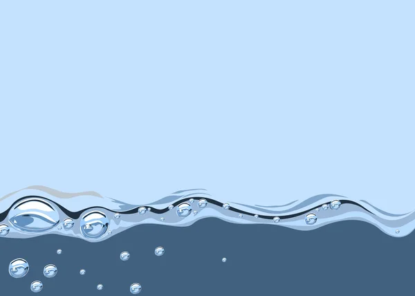 Su kabarcıkları — Stok Vektör