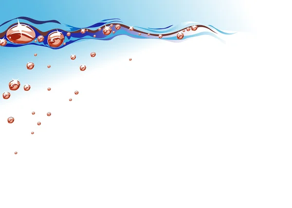 Bulles d'eau — Image vectorielle