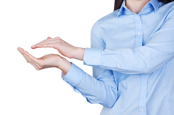 Stock image Woman shows a gesture