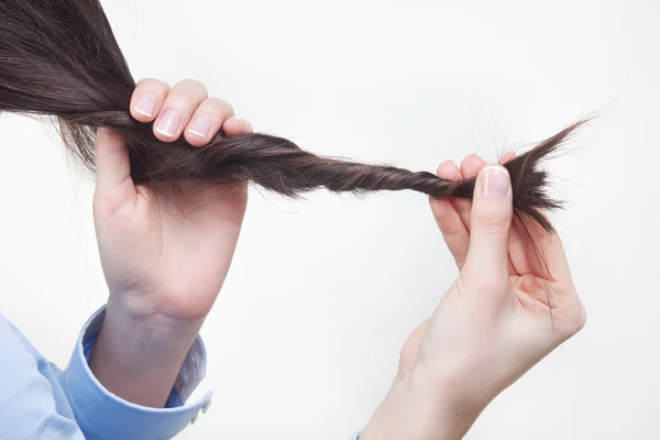 Kobiece włosy — Zdjęcie stockowe