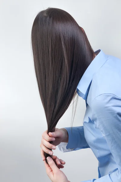 Kvinnans hår — Stockfoto