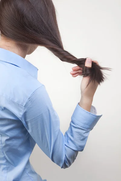 Problémy s vlasy — Stock fotografie