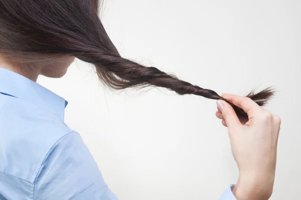 Problémy s vlasy — Stock fotografie