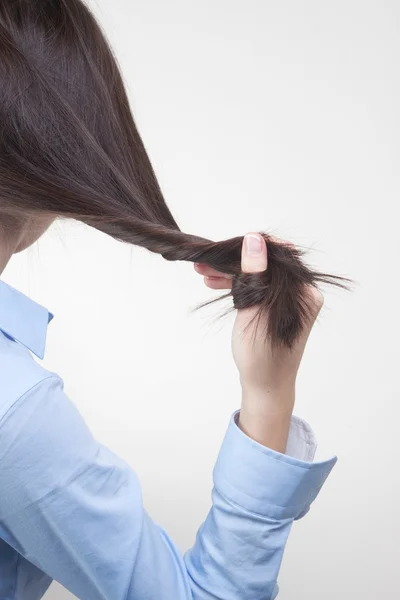 Cuidados com o cabelo — Fotografia de Stock