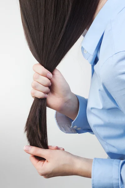 Cura dei capelli — Foto Stock