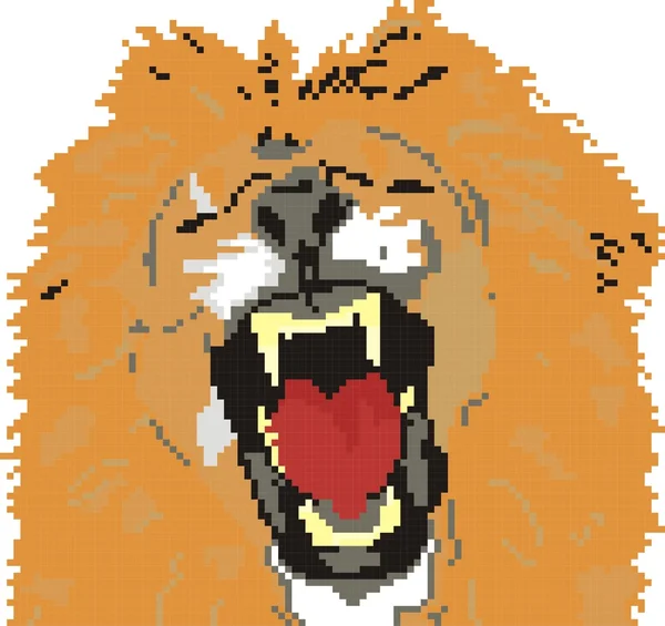 Le grand lion — Image vectorielle