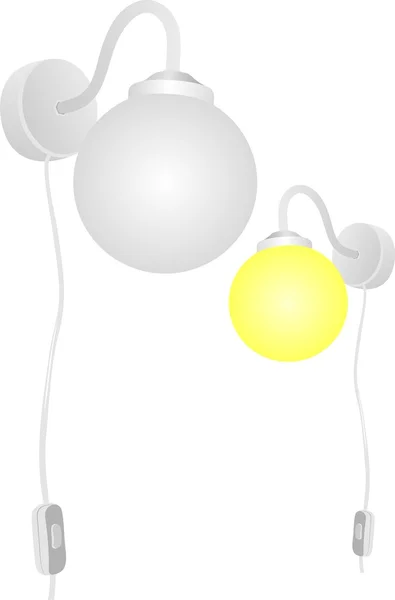 Belle lampe — Image vectorielle