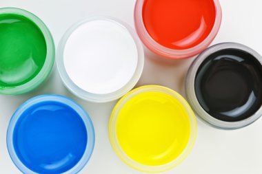Paint of different colors clipart