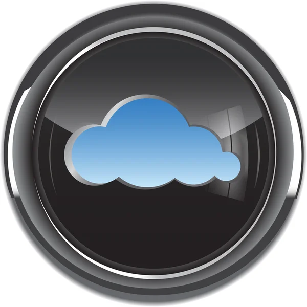 Cloud computing icon — Stock Vector