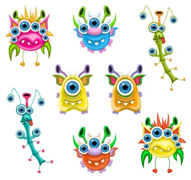 Monsters clipart