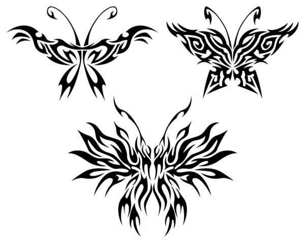 Flammande fjärilar — Stock vektor