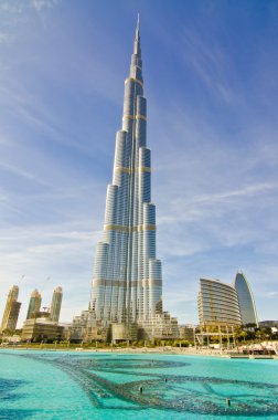 Dubai, Birleşik Arap Emirlikleri - 4 Ocak: Dünya'nın en yüksek kulenin, downtown burj Khalifa'nın