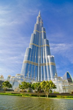 Dubai, Birleşik Arap Emirlikleri - 4 Ocak: Dünya'nın en yüksek kulenin, downtown burj Khalifa'nın