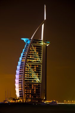 Dubai - 4 Ocak: burj al arab otel, bir kaç 7 yıldız Hotel