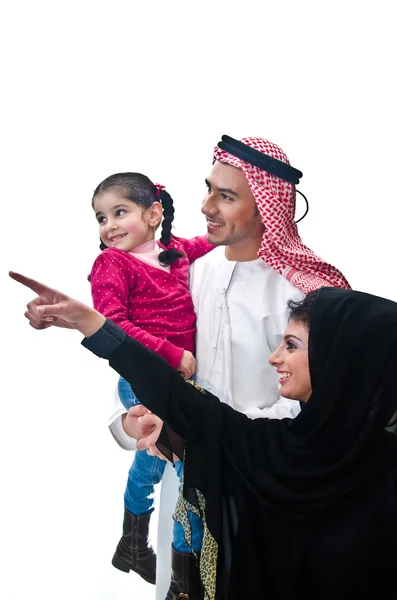 Arabska rodzina — Zdjęcie stockowe