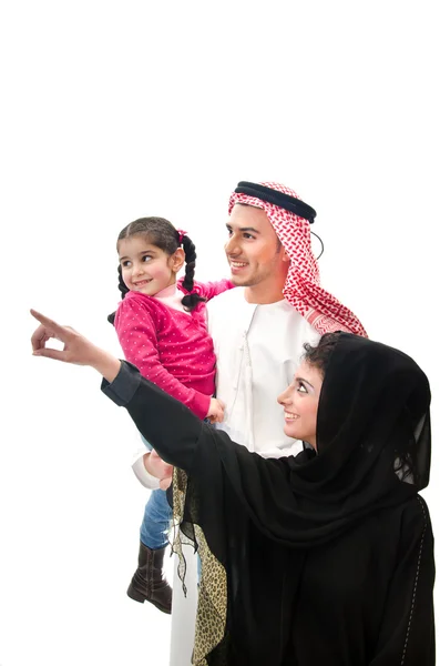 Αραβική οικογένεια — Φωτογραφία Αρχείου