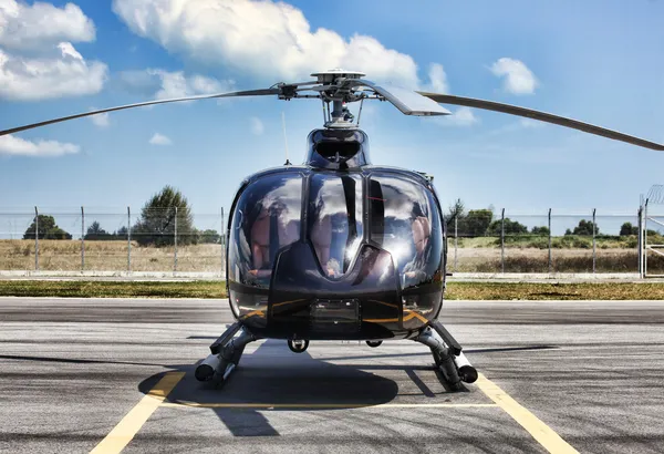 O helicóptero. — Fotografia de Stock