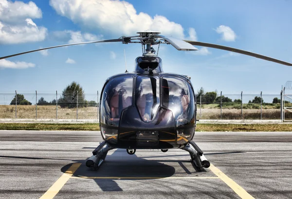 El helicóptero Imagen de stock