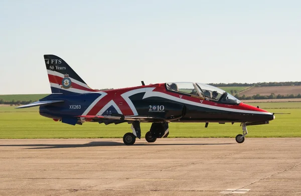 BAe Hawk taxis for takeoff — Stock Photo, Image