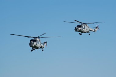 Westland Lynx helicopters clipart