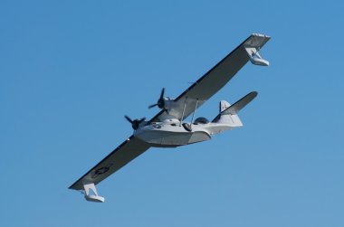 PBY Catalina in flight clipart